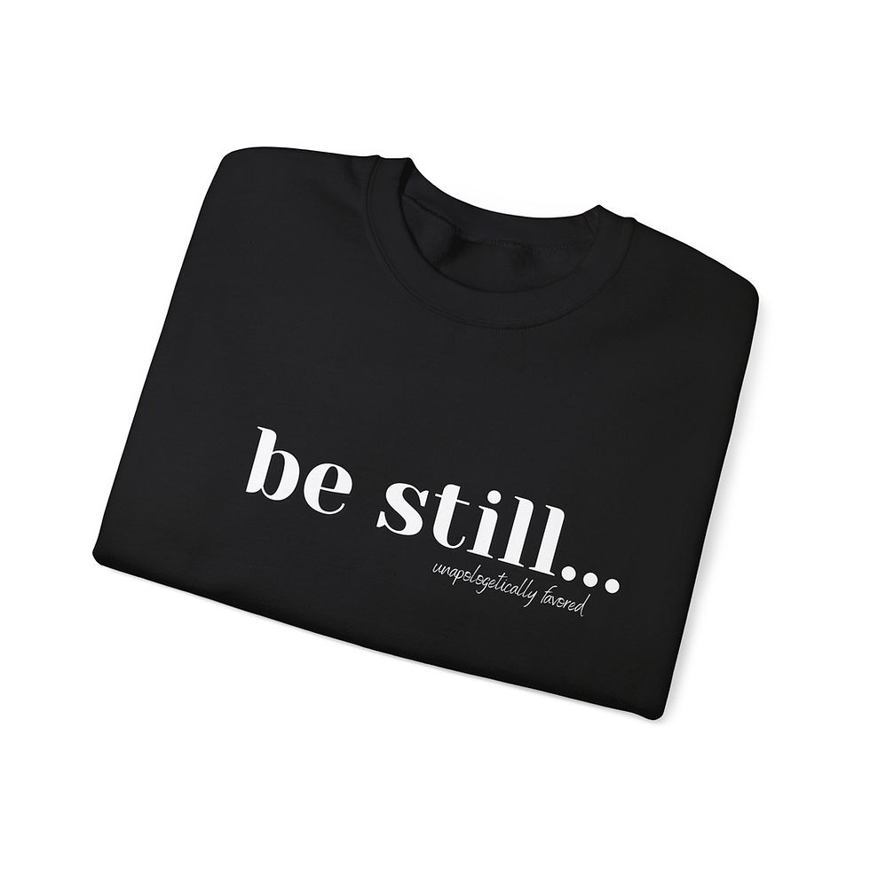 Thumbnail: Be Still Unisex Heavy Blend™ Crewneck Sweatshirt