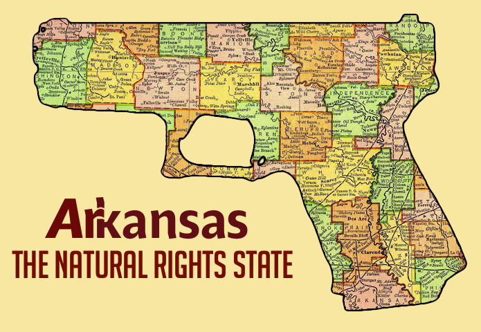 A new map of Arkansas.