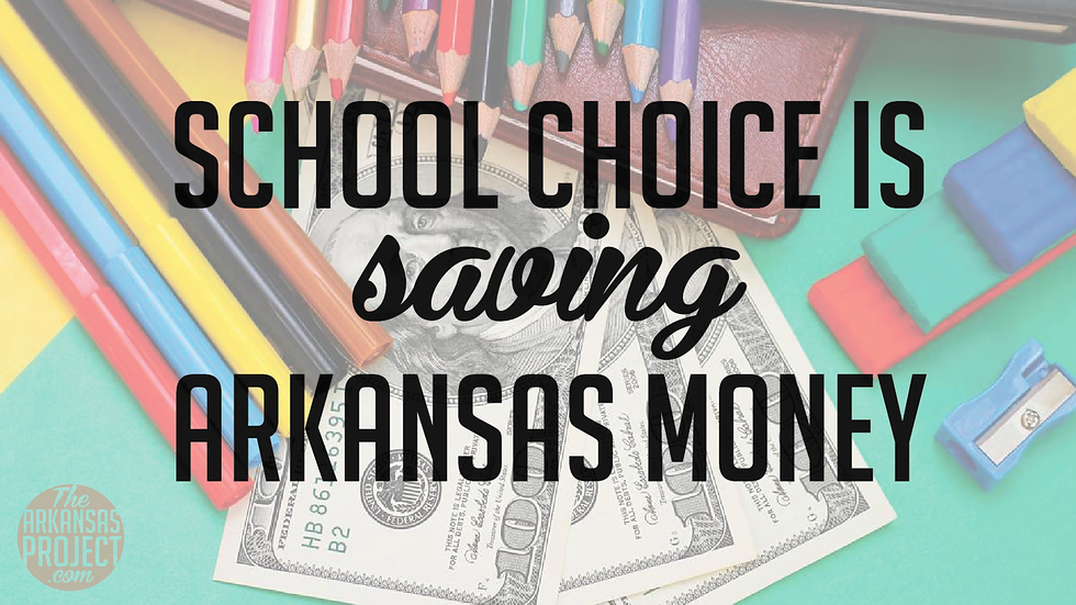 STUDY: School Choice Saving Arkansas Money