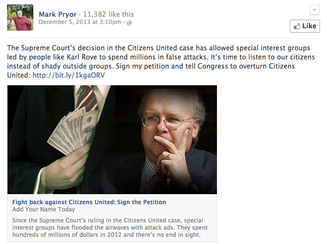 Mark Pryor’s Facebook #Fail