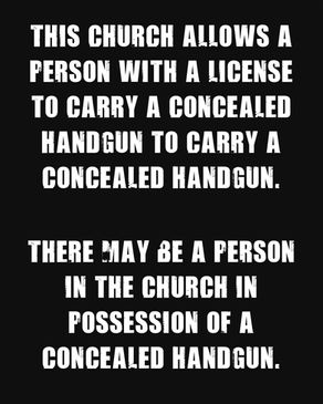 Latest ‘Church Carry’ Proposal Raises Constitutional Concerns