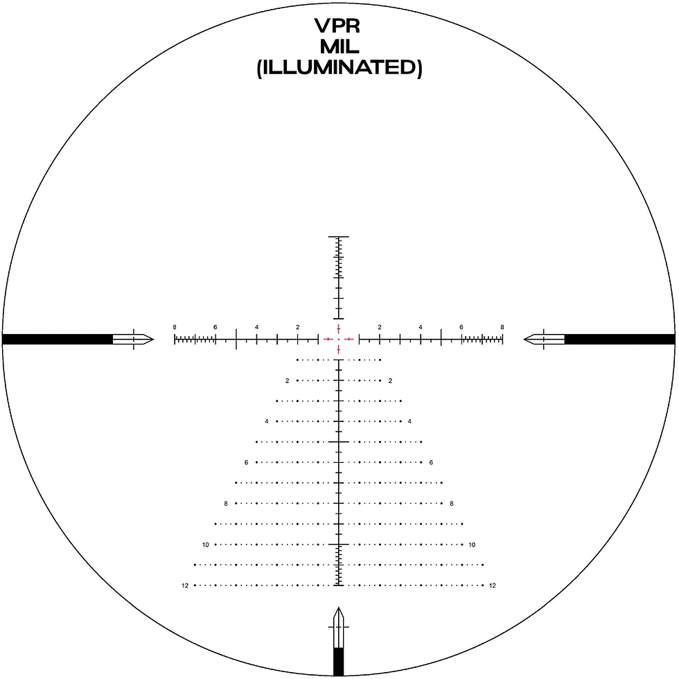 Thumbnail: EP-5 5-25X56 FFP Illuminated VPR - Zero Stop - 34mm Tube