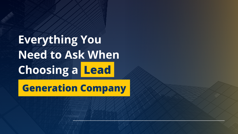 Seeking a Lead Generation Agency?