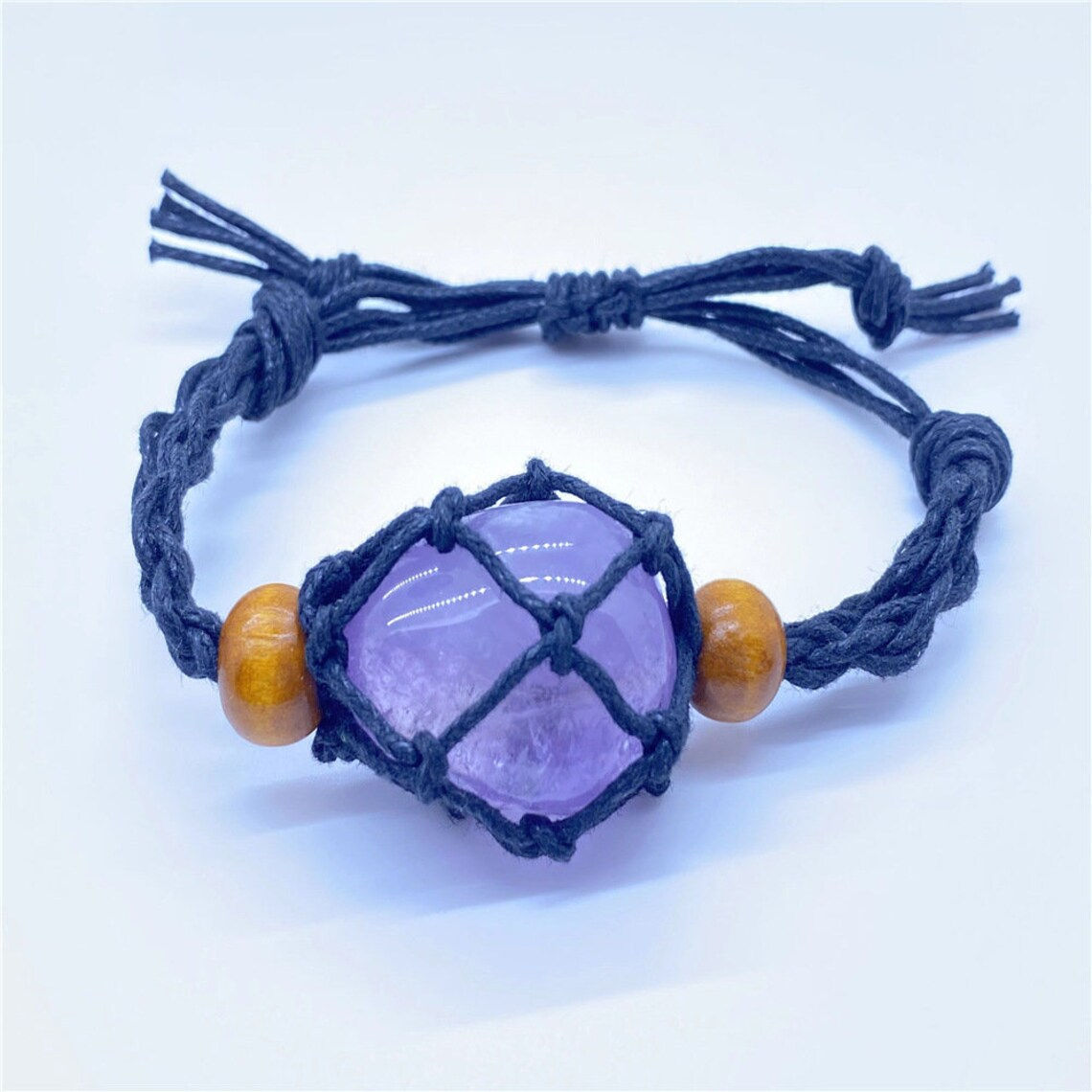 Bracelet Tissé Vide, Bracelet  Ajustable.