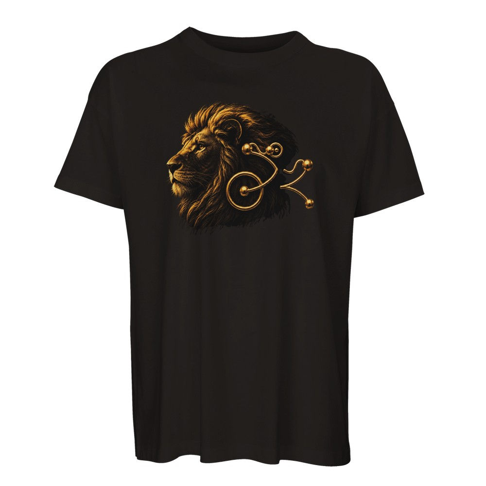T-shirt Homme NKOSI SONO ZI TIYA Oversize en Coton Biologique | – Noir Profond