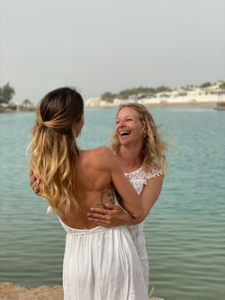 White Beach Wedding