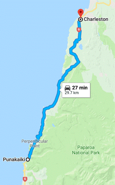 Punakaiki to Charleston.GIF