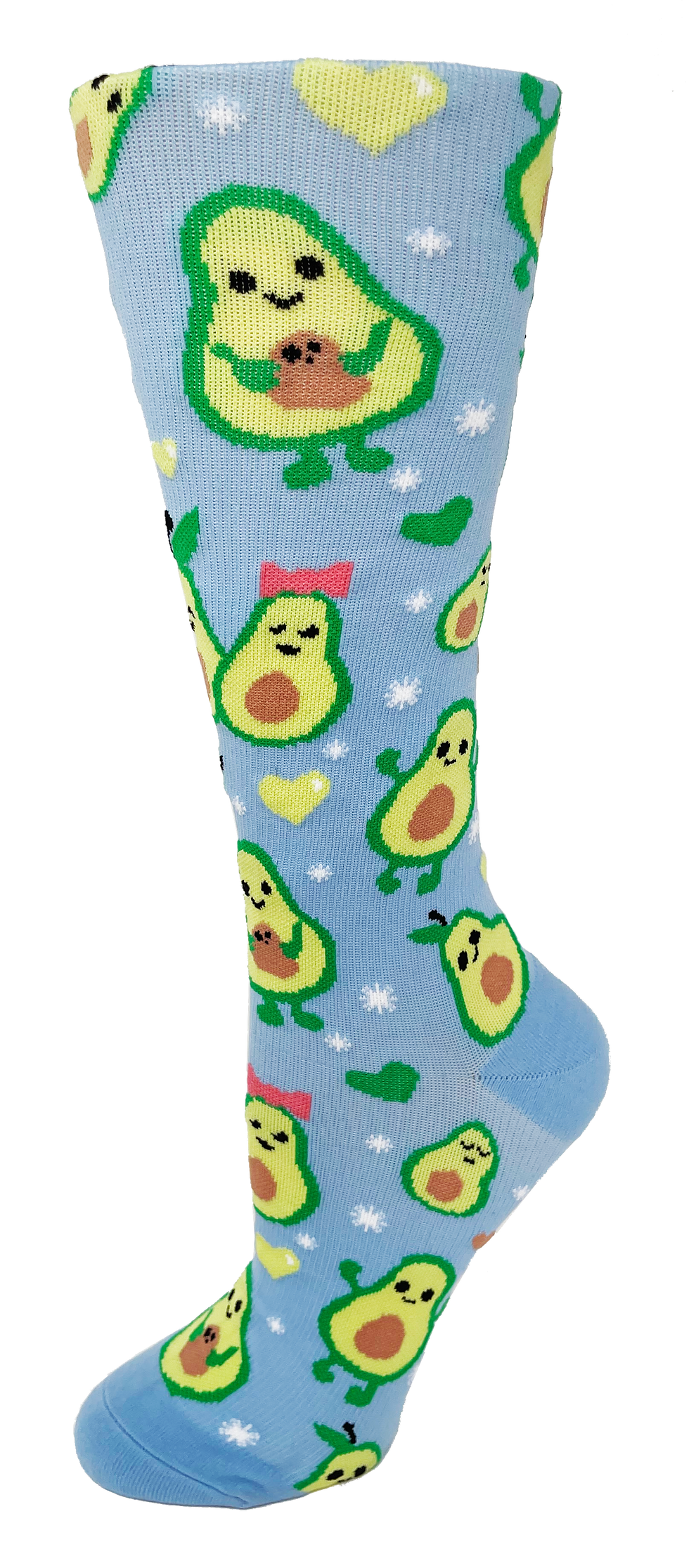Guac Your World - 15-20 MmHg Knit Compression Sock