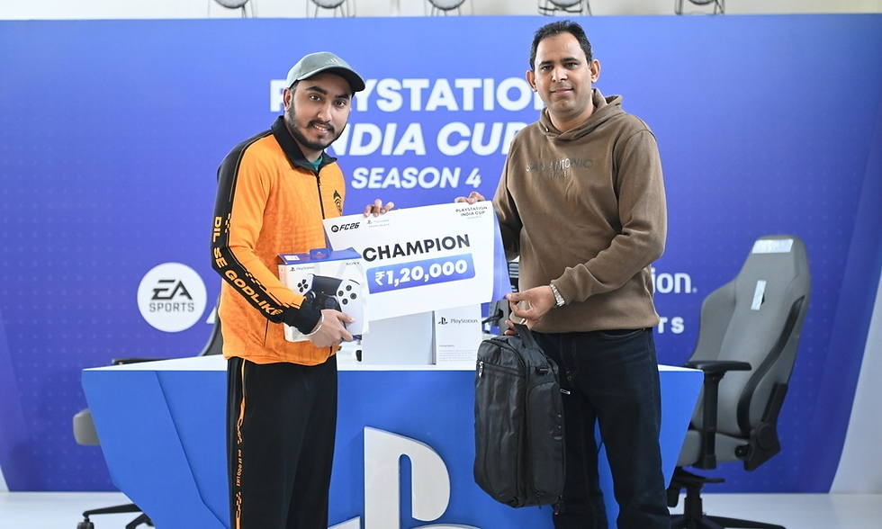 PlayStation India Cup Comic Con Delhi 2025 Champion: Charanjot Singh's Epic Third Win