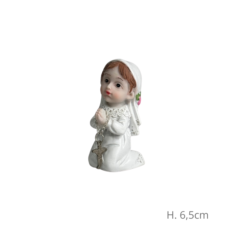 Miniature : Communiante Agenouillée Fille