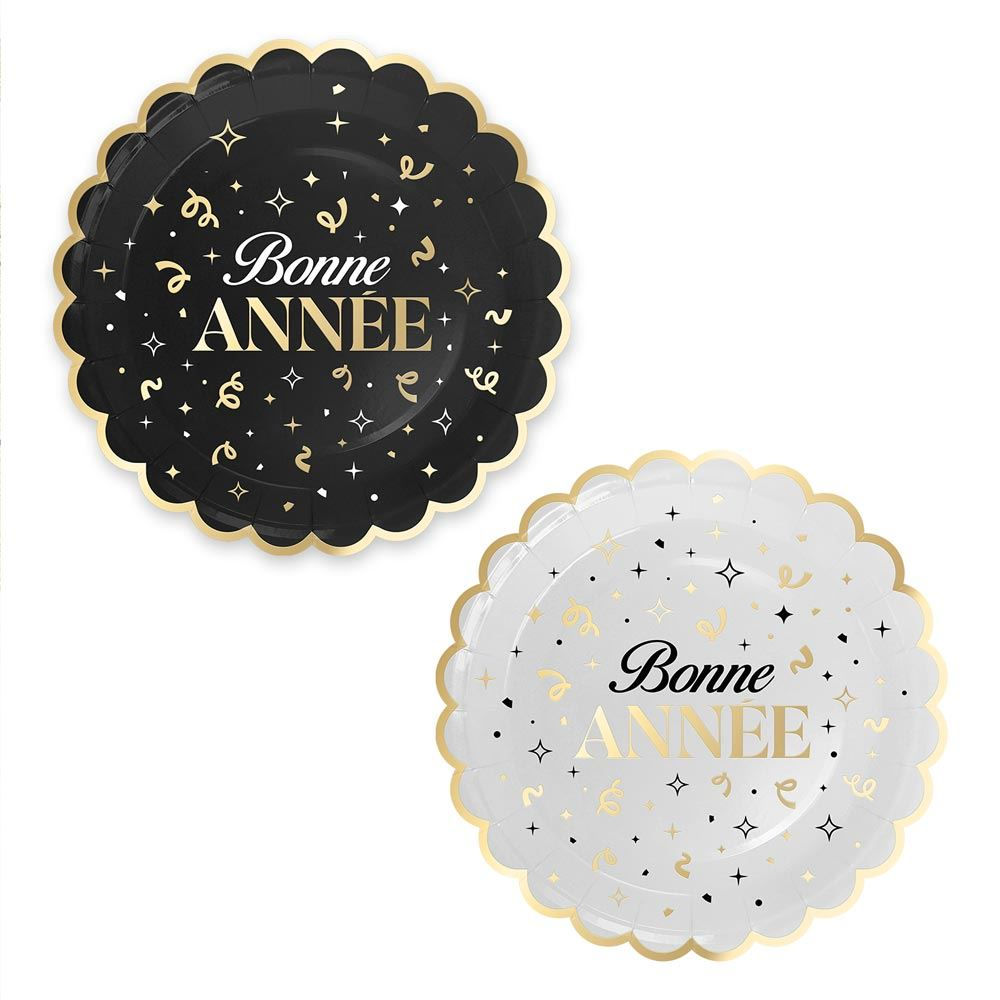Assiettes "Bonne Année" x6