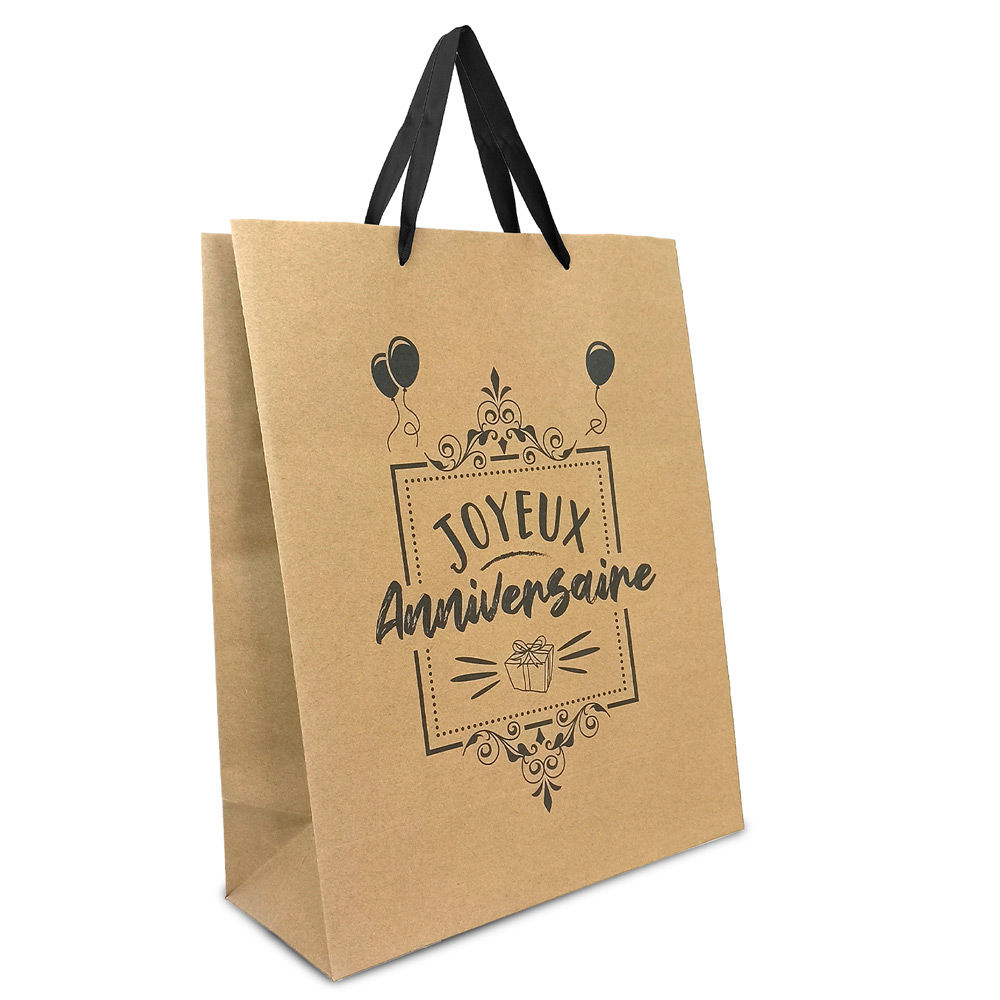 Pochette Joyeux Anniversaire Kraft GM