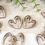 Miniature : Confettis coeur naturel en bois x12