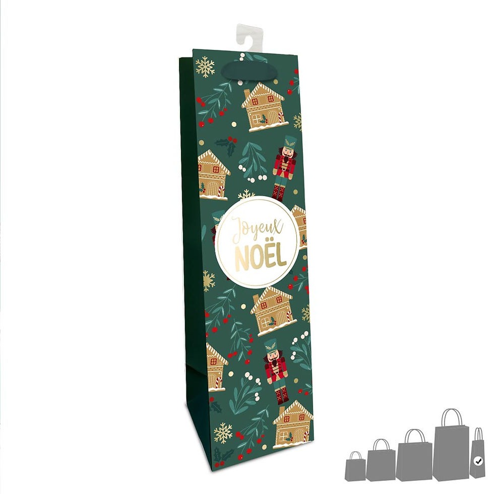 Miniature : Pochette Vin Joyeux Noël