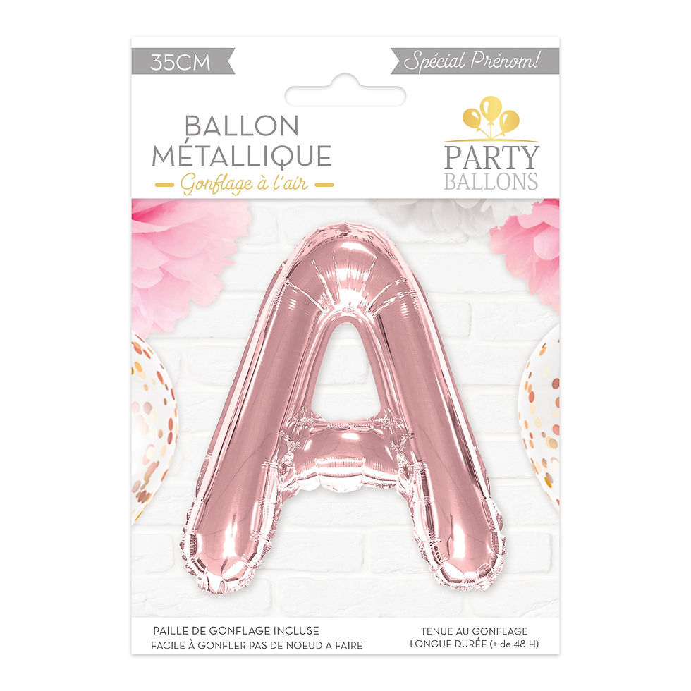 Miniature : Ballon Lettre Métallique A Rose Gold 36cm