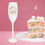Miniature : Flute blanche rose gold 40 ans
