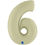 Miniature : Ballon Chiffre 6 Vert Olive