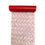 Miniature : Chemin de table pailleté dentelle rouge 5m