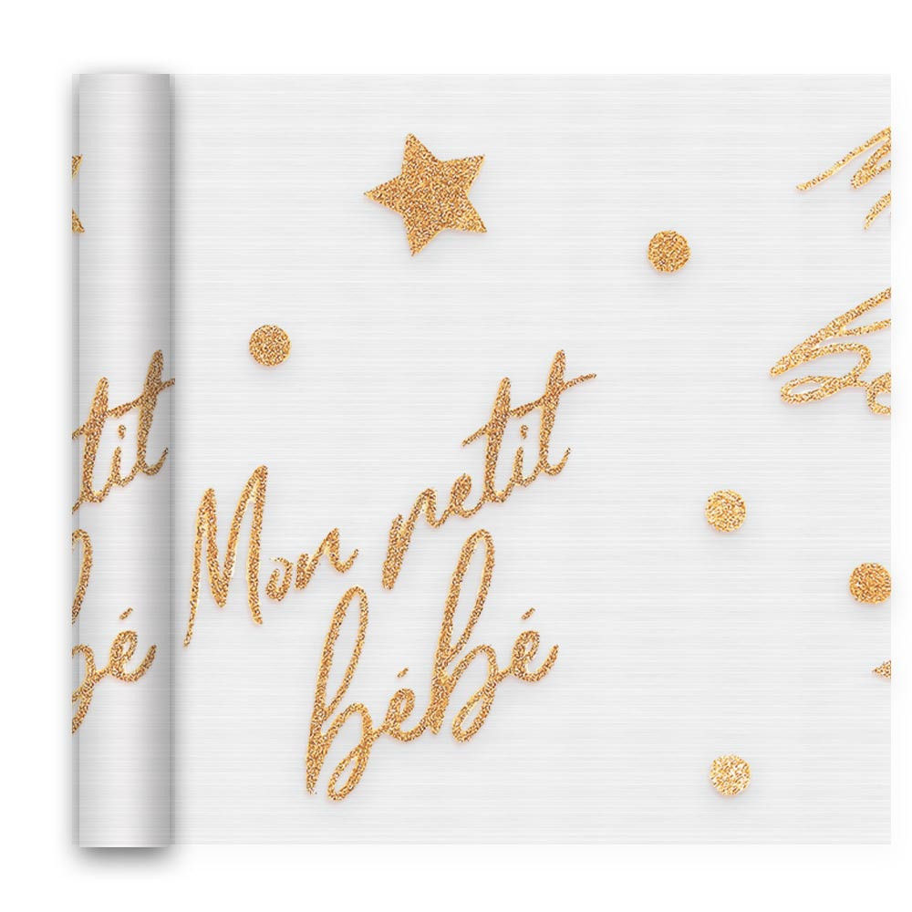 Chemin de Table Baby Shower Garçon 4m