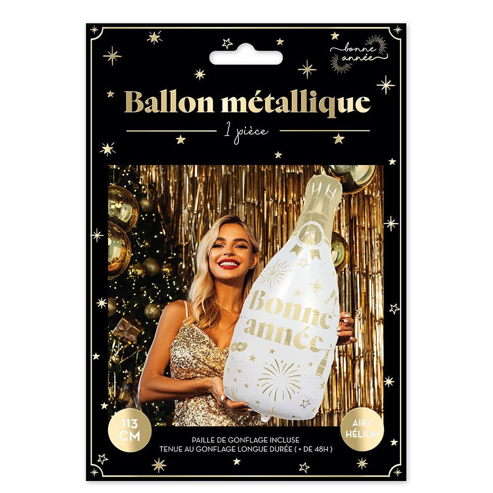 Miniature : Ballon bouteille bonne année