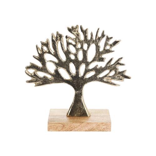 Arbre Déco Arbre En Métal Sur Socle En Bois Arbre Déco En Métal à