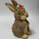 Miniature : Lapin en paille fleur