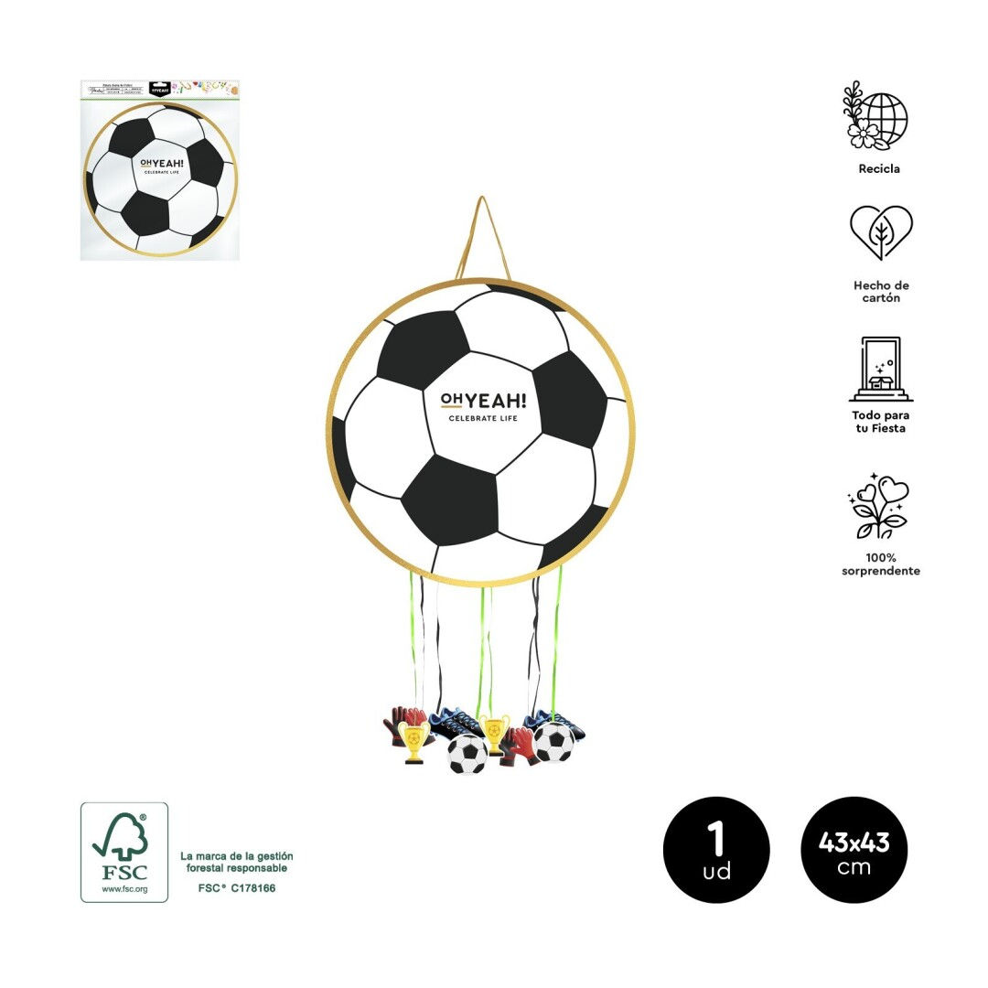 Pinata Ballon Foot 43cm