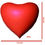 Miniature : Ballon xxxl coeur rouge
