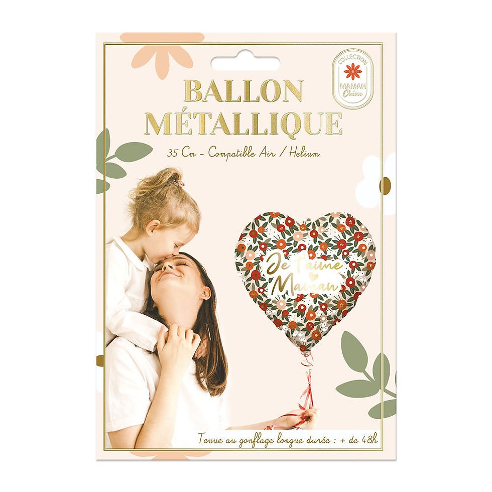Miniature : Ballon Métal Maman