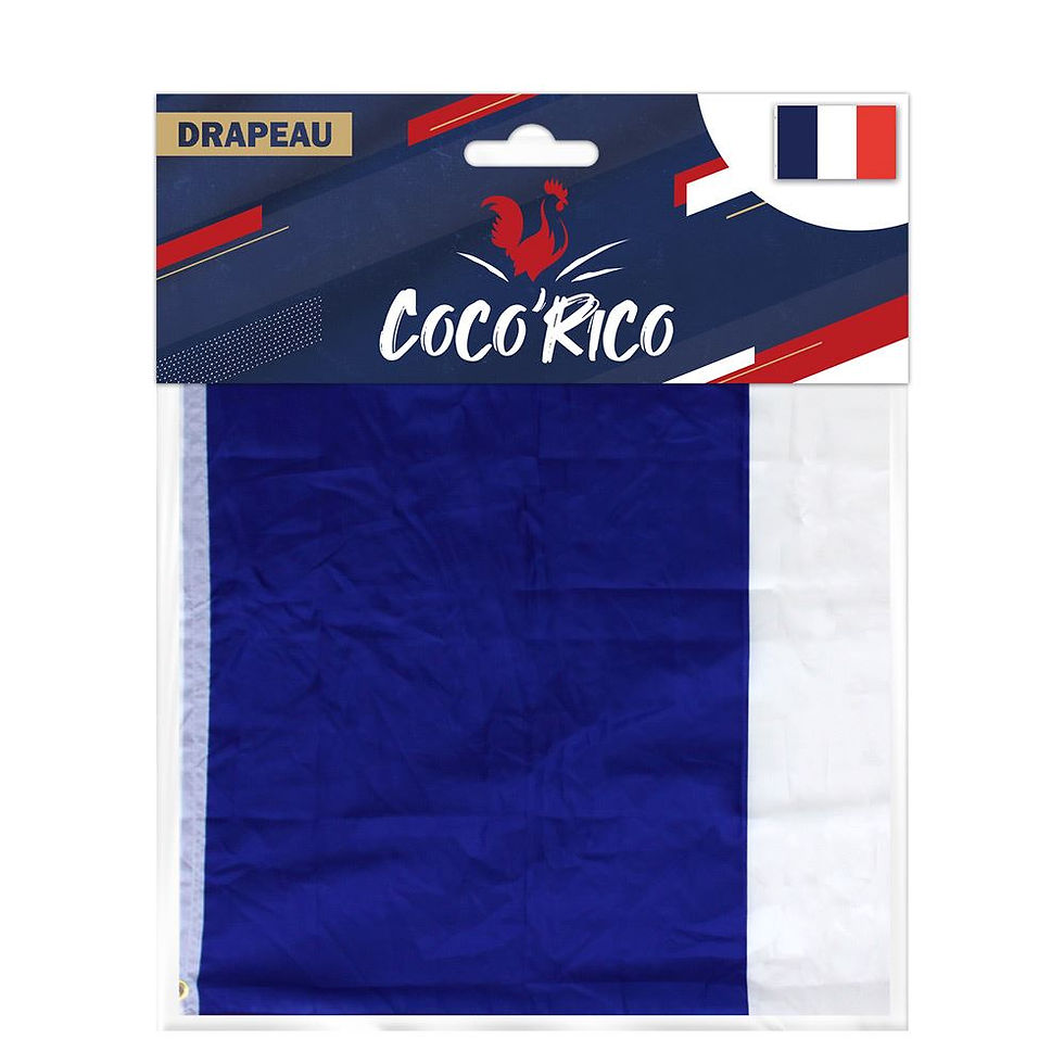 Miniature : Drapeau france cocorico