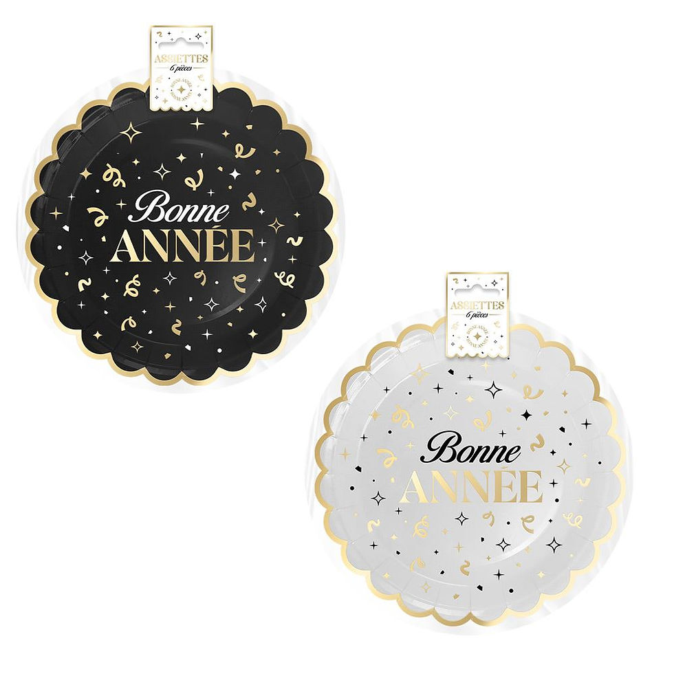 Miniature : Assiettes "Bonne Année" x6