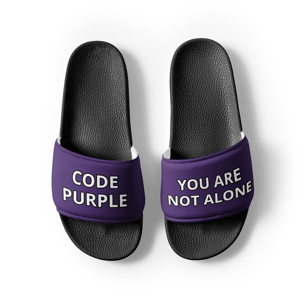 Miniatura: CODE PURPLE Women's slides