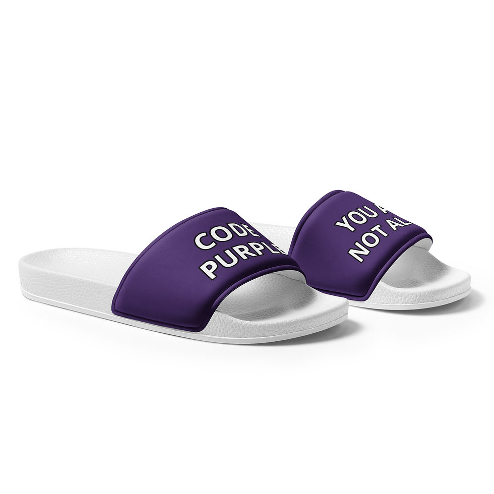 Miniatura: CODE PURPLE Women's slides