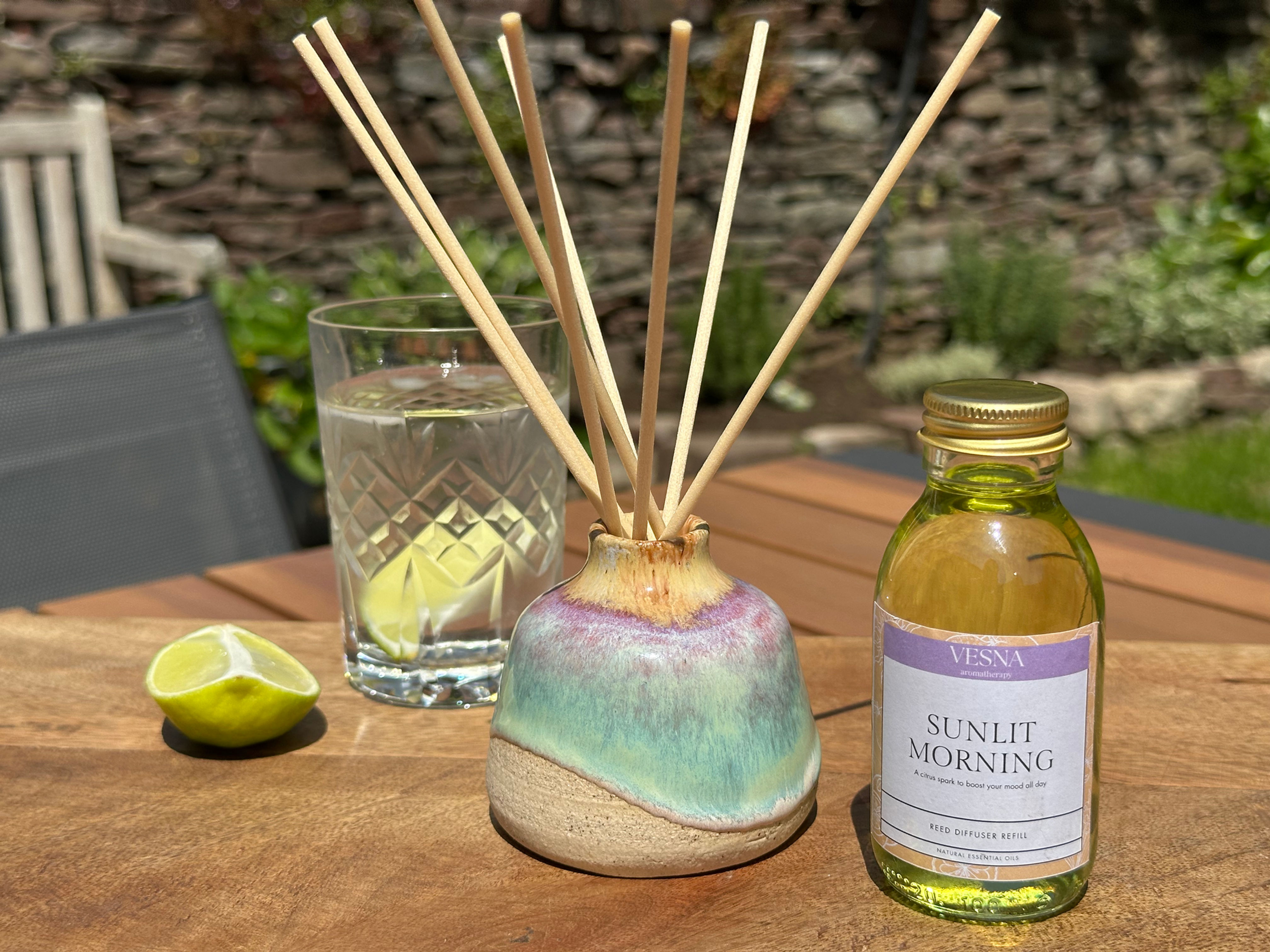 Sunlit Morning Reed Diffuser Set