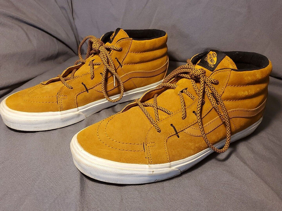 Thumbnail: VANS High top Suede Scotch Guard 3M Edition Men’s Size 12 Tan Suede