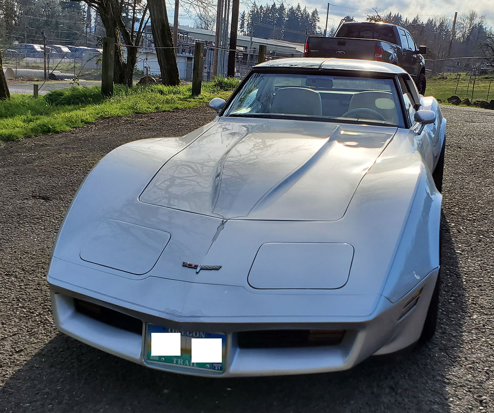 Thumbnail: 1980 C3 Stingray Corvette Super Sparkle Silver with White Interior