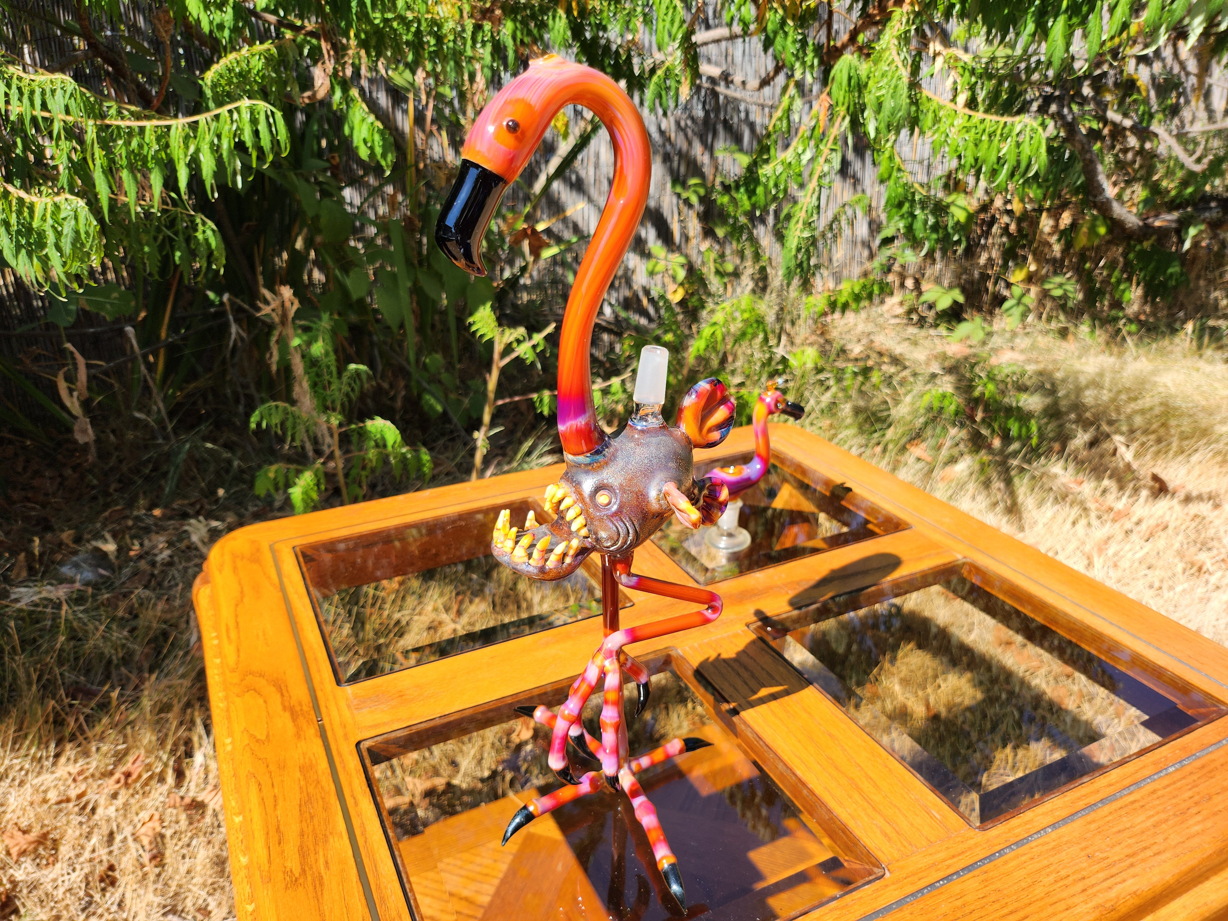 Heady Custom Burtoni Glass & Wyo-Mofo Collaboration -comes with Slide, Hard Case