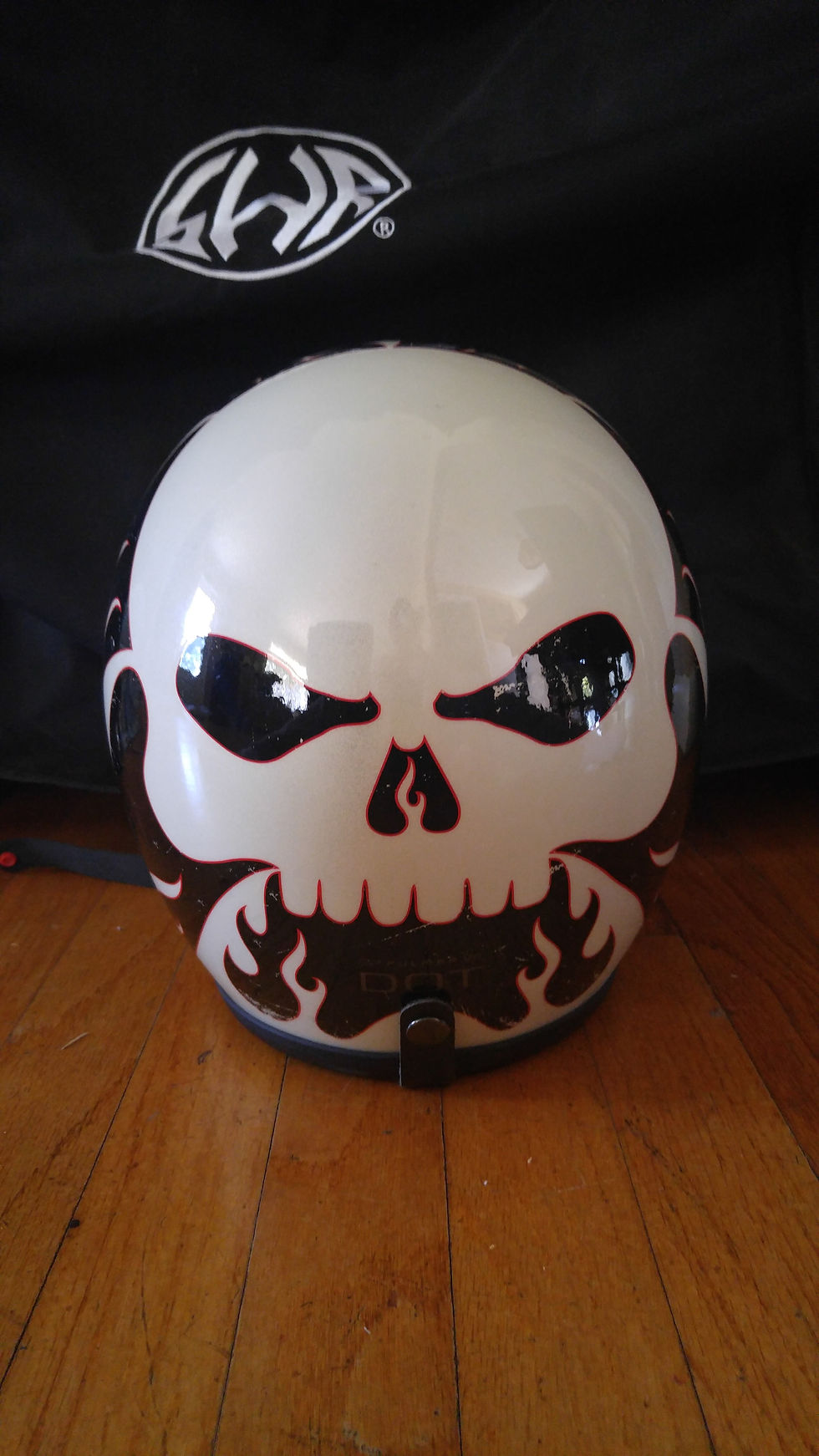 Fulmer V2 Open Face Helmet - Aparition FTA Pearl Skull