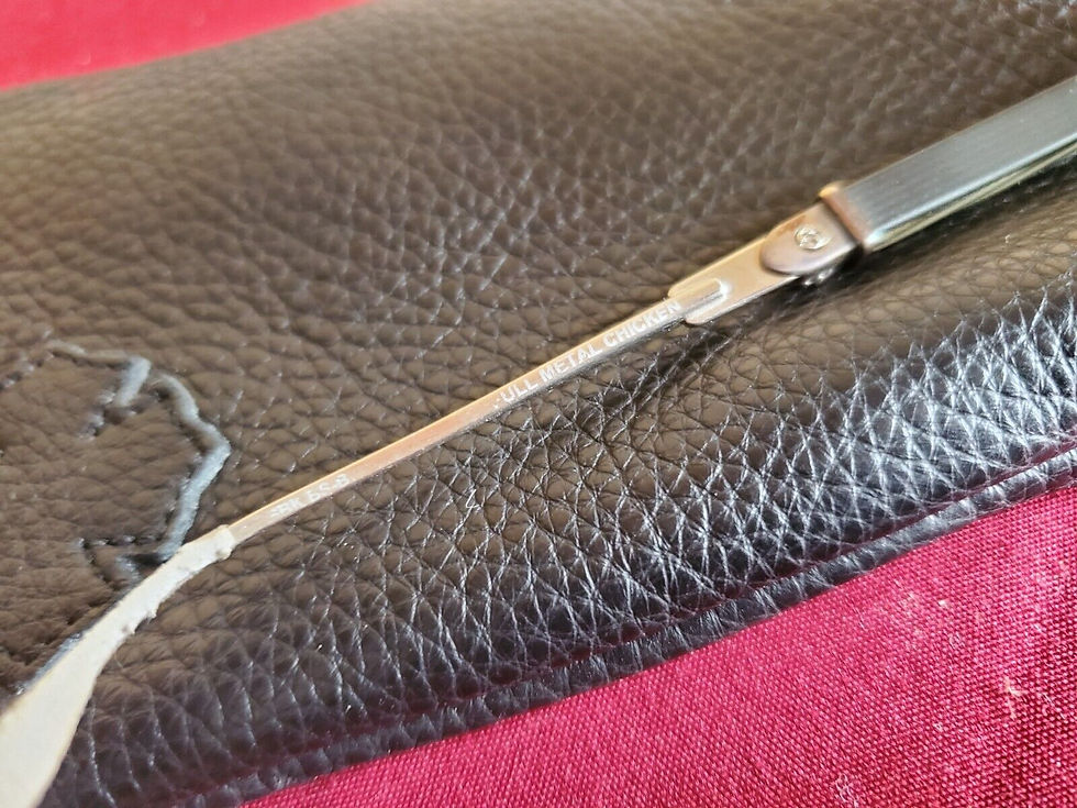 Thumbnail: Chrome Hearts Full Metal Chicken Sunglasses With Leather Case