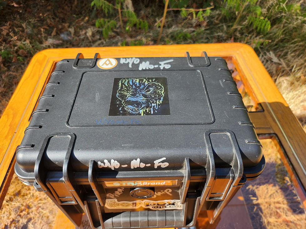 Thumbnail: Wyoming-Mofo Custom Heady Glass Pirate Ship Angler Fish with 2 sword tools &more