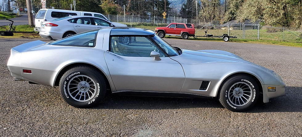 Thumbnail: 1980 C3 Stingray Corvette Super Sparkle Silver with White Interior