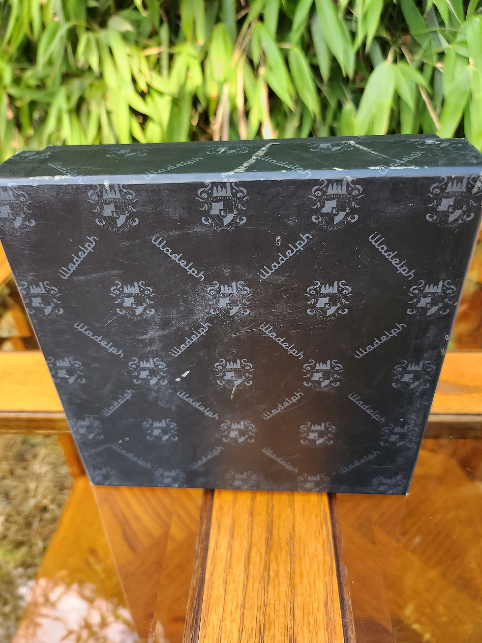 Thumbnail: Discontinued illadelph Glass illa- Pen Rose Gold & Carbon Fiber Green Rasta Dome