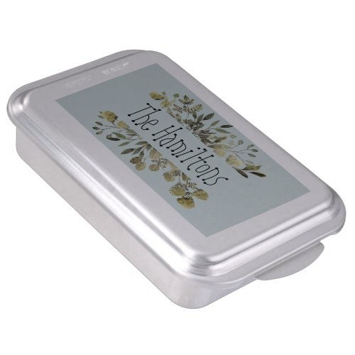 Best Deals! Trendy Watercolor Foilage Cake Pan