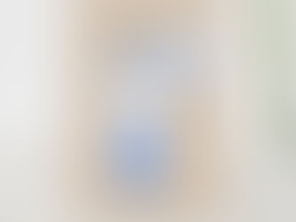 Top 10! Polka Dot Blue Bunny Easter Holiday Card