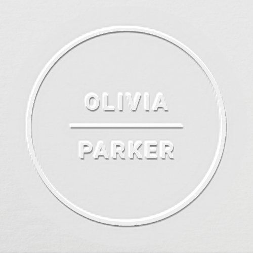 Review Minimalist Name Embosser