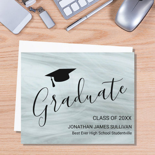Best Deals! Budget Modern Gray Graduation Announcement