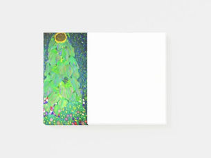 Best Price! Gustav Klimt Sunflower Post-it Notes