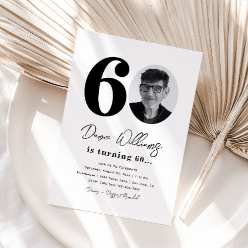 Best Deals! 60th Birthday Party Invitation | 60th Birthday