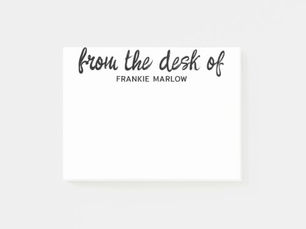 Hot Deals! From The Desk Of Your Name Personalized Post-it Notes