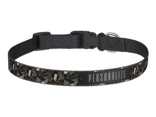 Top 5! Gray and Black Abstract Pattern Pet Collar